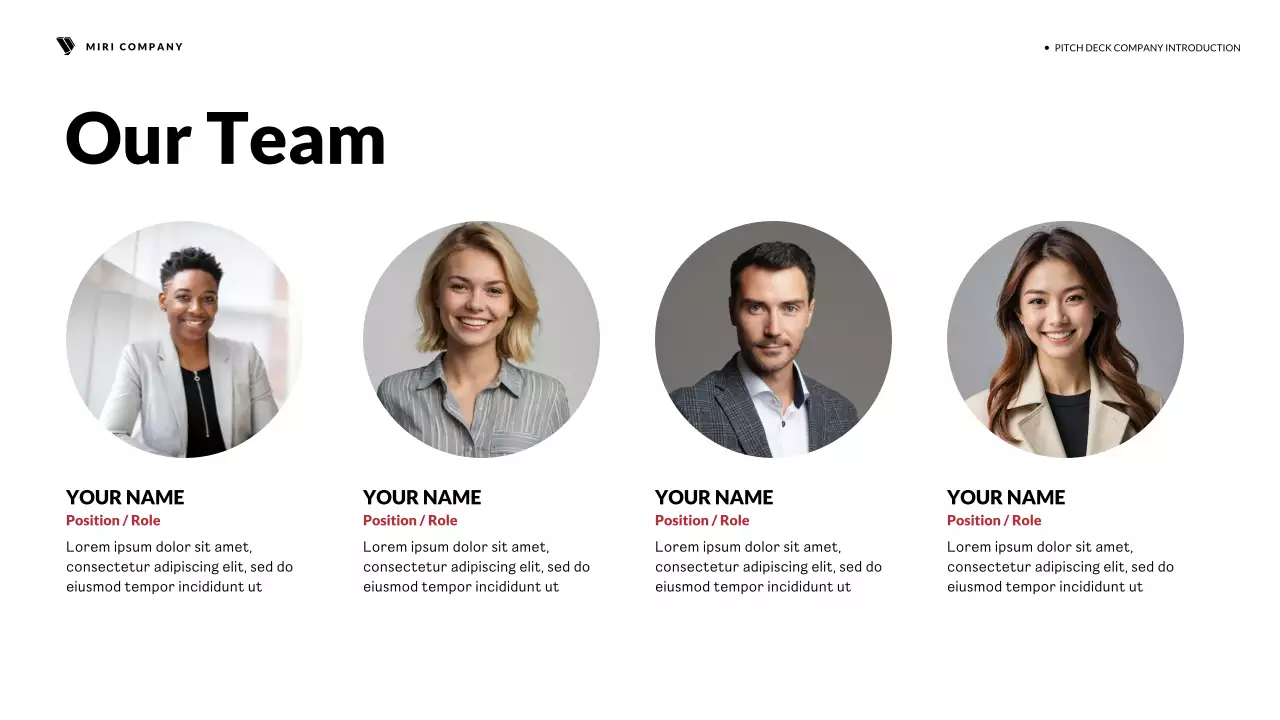 Red Modern Company Pitch Presentation