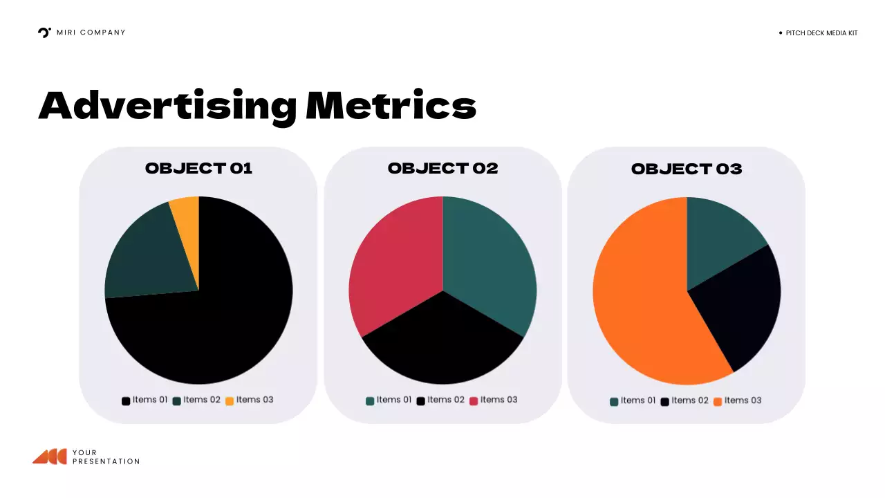 Presentasi Kit Media Modern Oranye