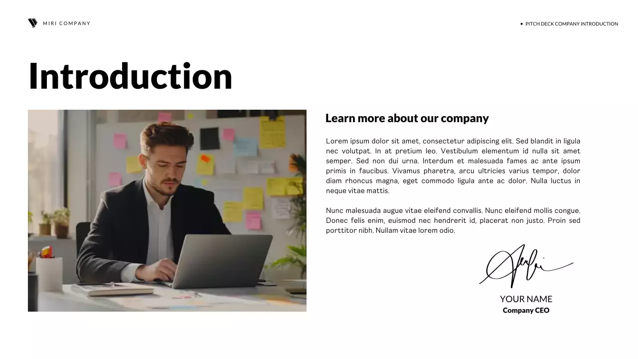 Red Modern Company Pitch Presentation