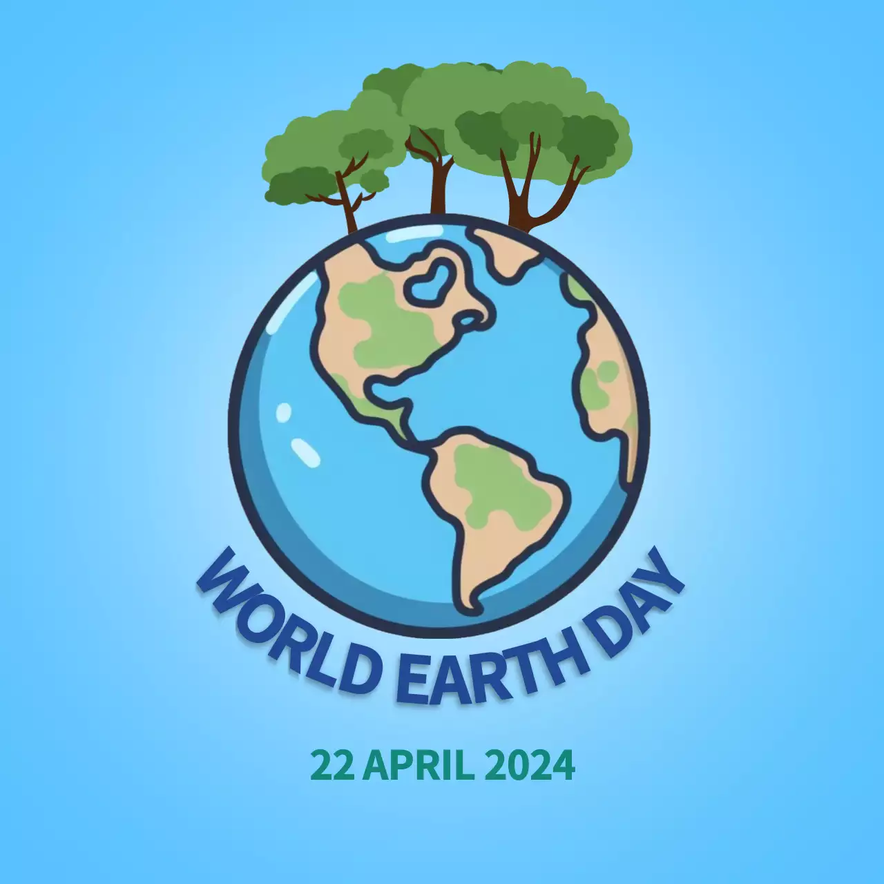 하늘색 심플 환경 캠페인