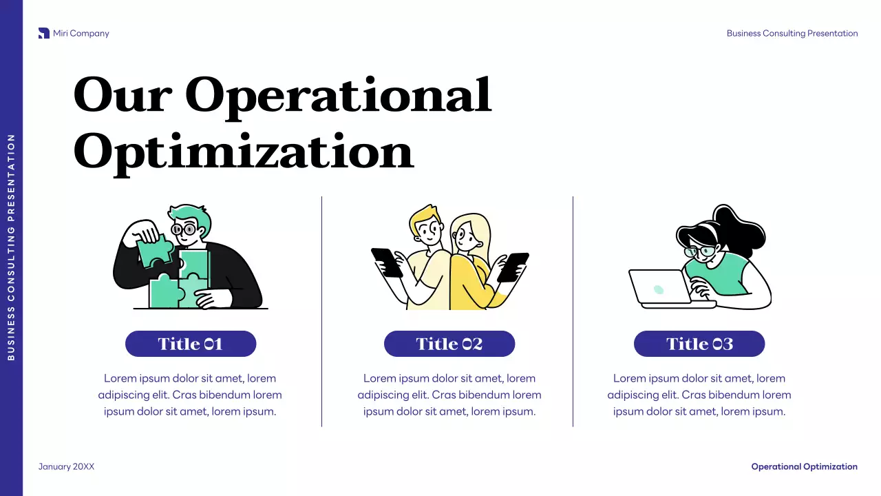 Blue Modern Business Consulting Presentation