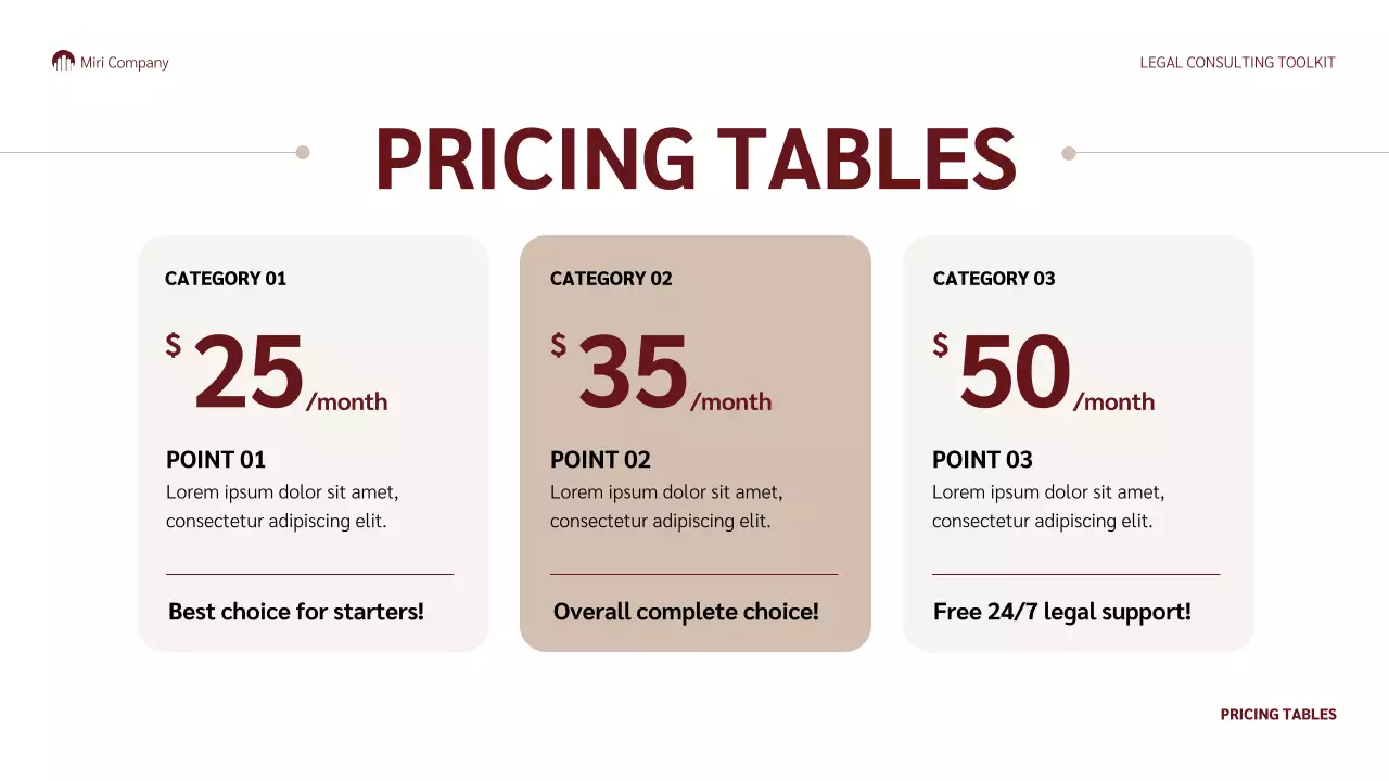 Red Professional Legal Guide Presentation