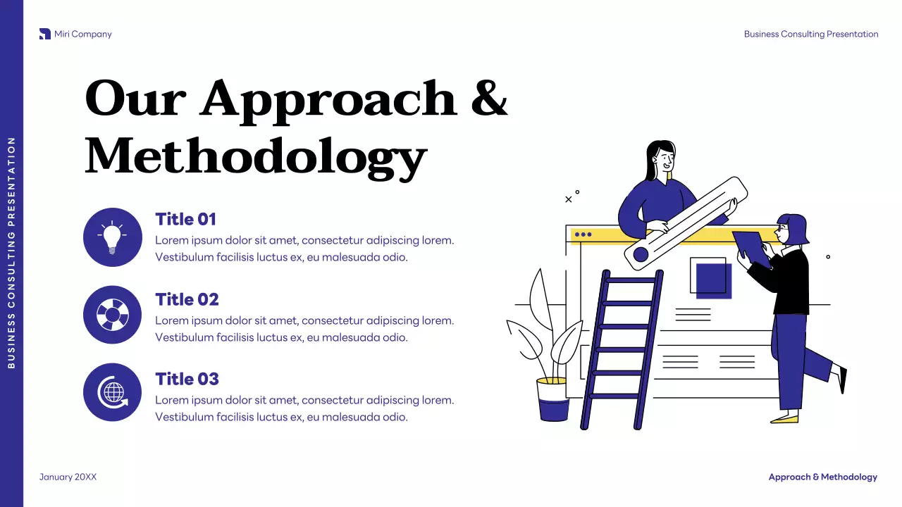 Blue Modern Business Consulting Presentation