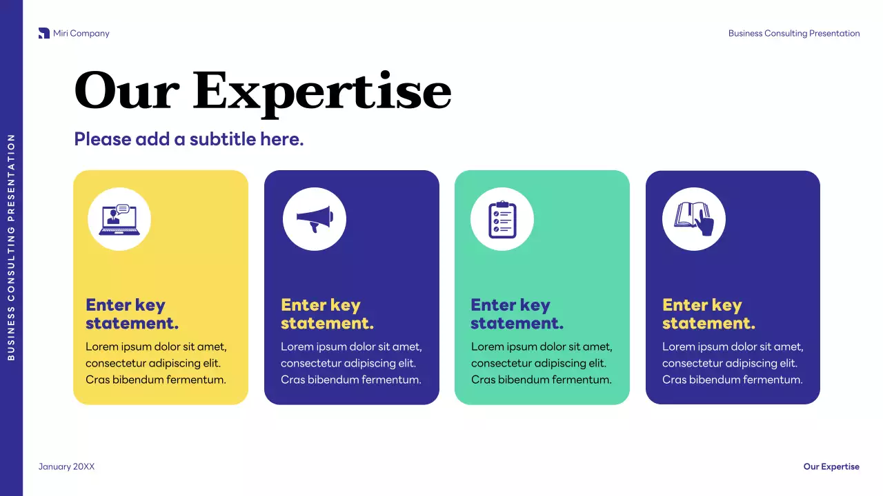 Blue Modern Business Consulting Presentation