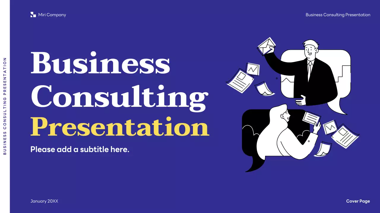 Blue Modern Business Consulting Presentation