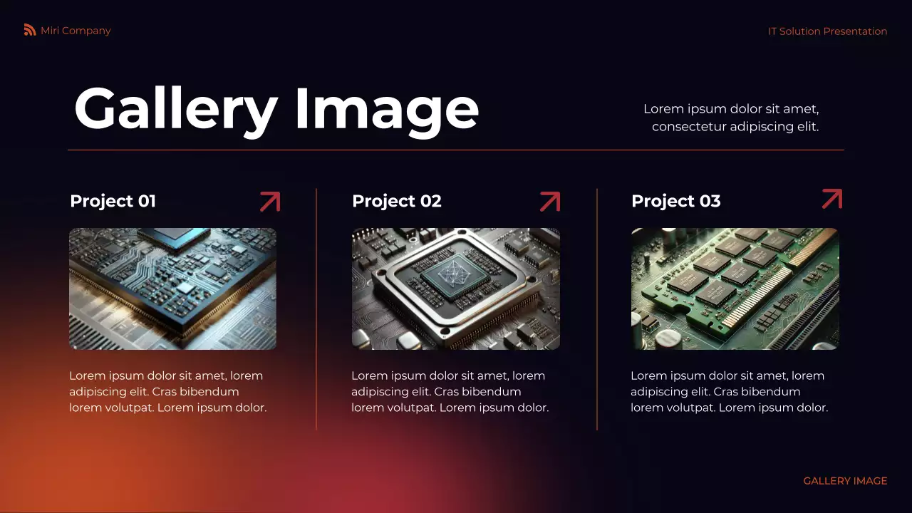 Orange Modern IT Solution Presentation