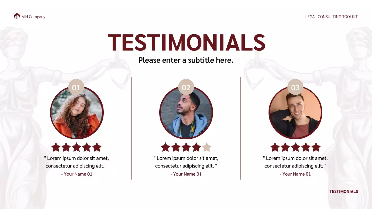 Red Professional Legal Guide Presentation