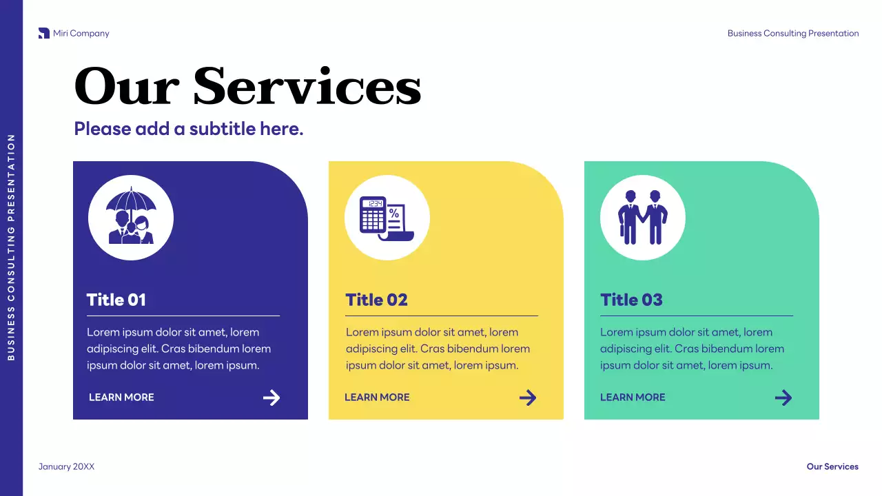 Blue Modern Business Consulting Presentation