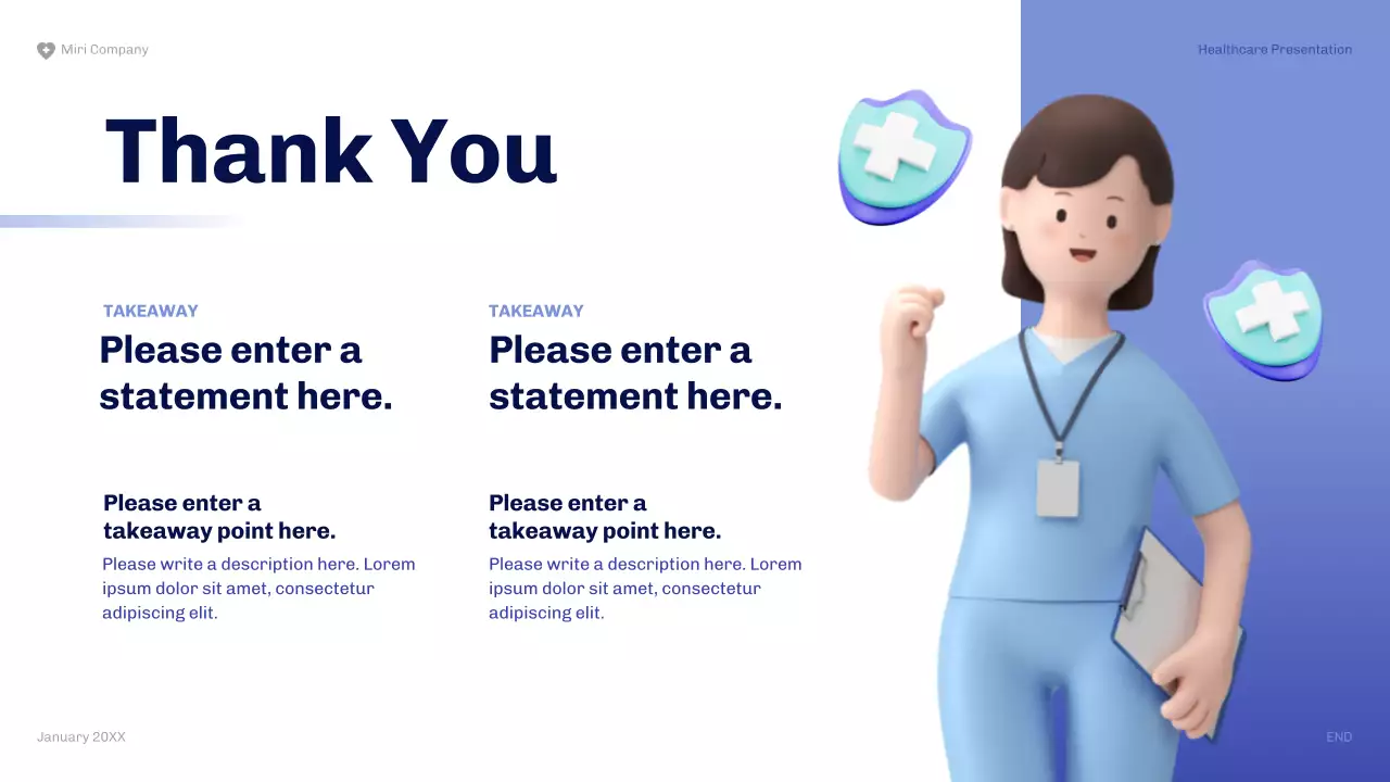 Blue Modern Healthcare Presentation