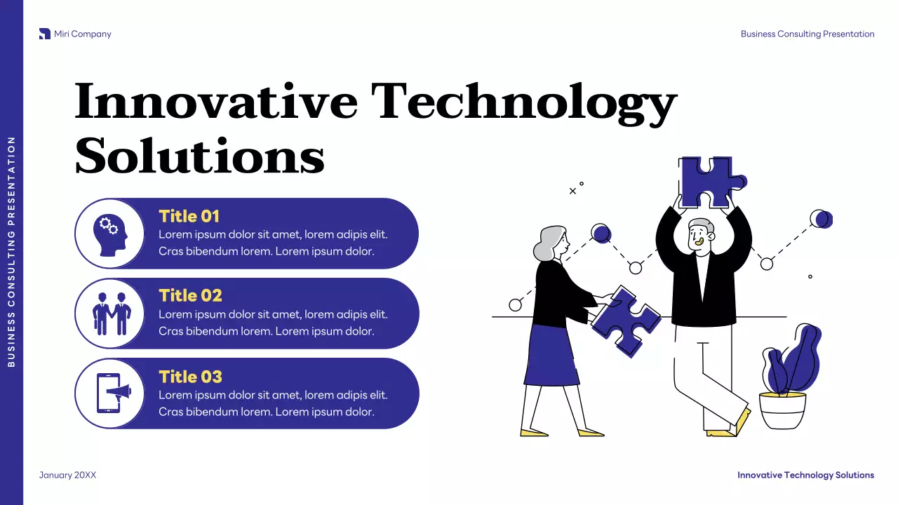Blue Modern Business Consulting Presentation