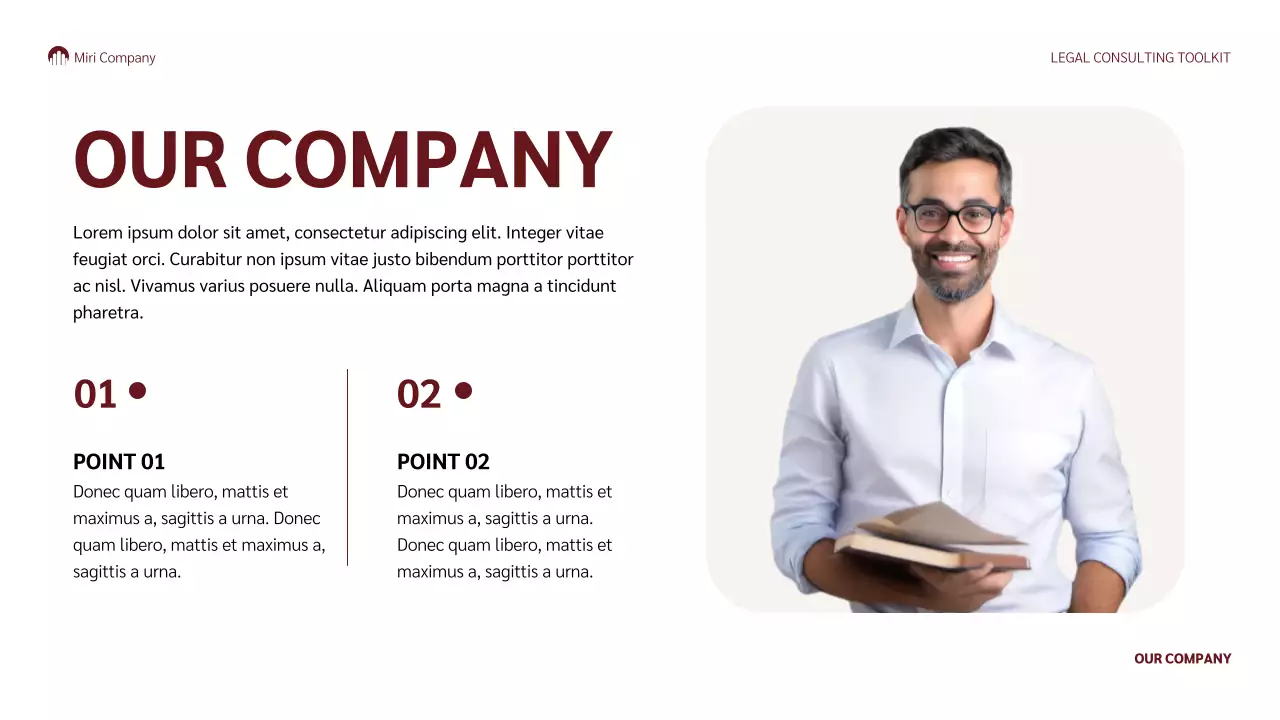 Red Professional Legal Guide Presentation