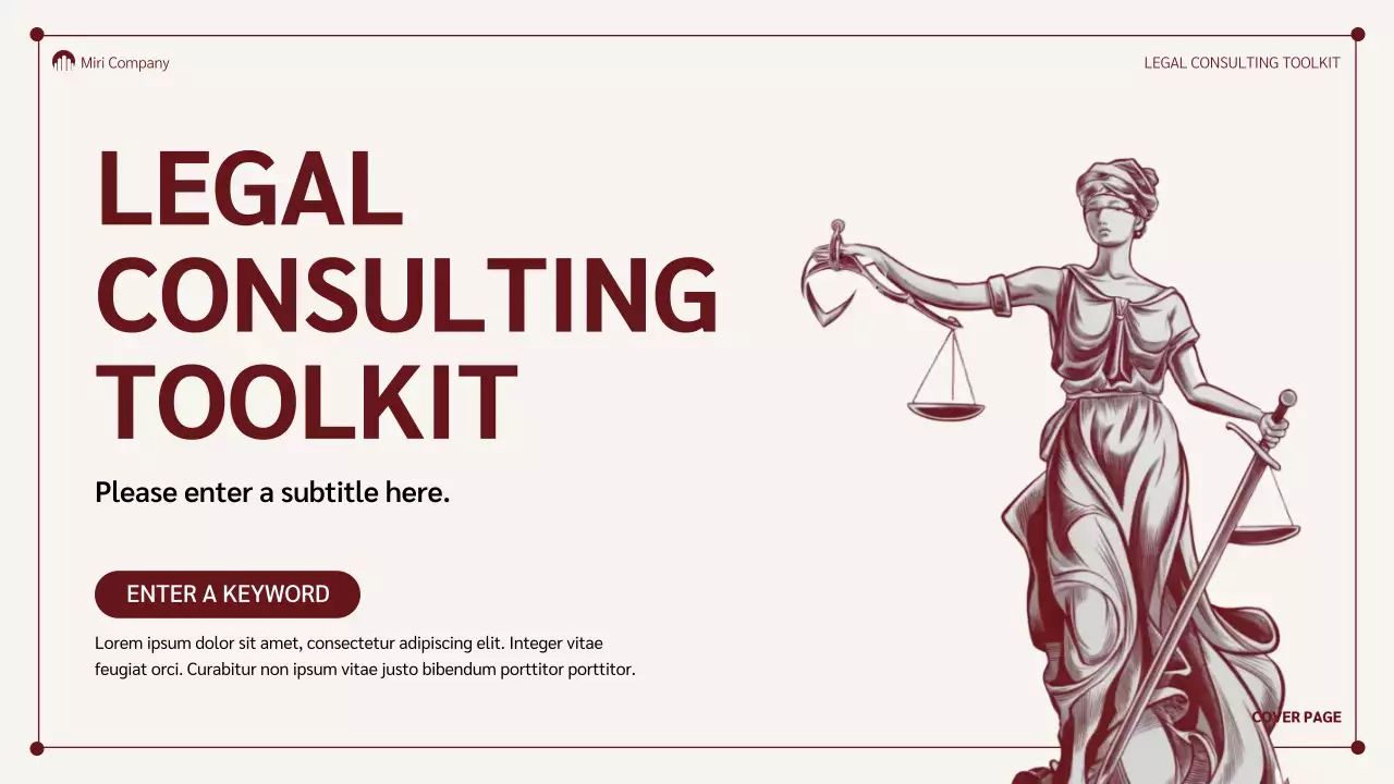 Red Professional Legal Guide Presentation