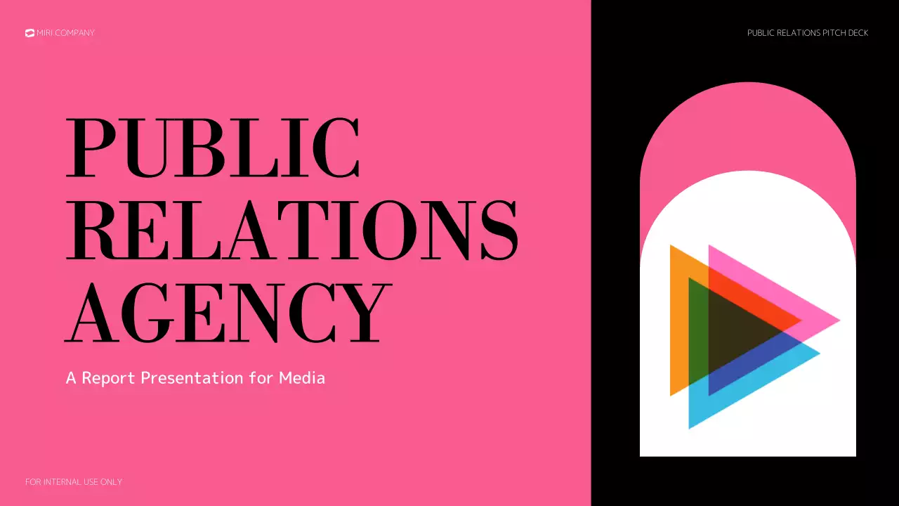Pink Modern Public Relations Presentation