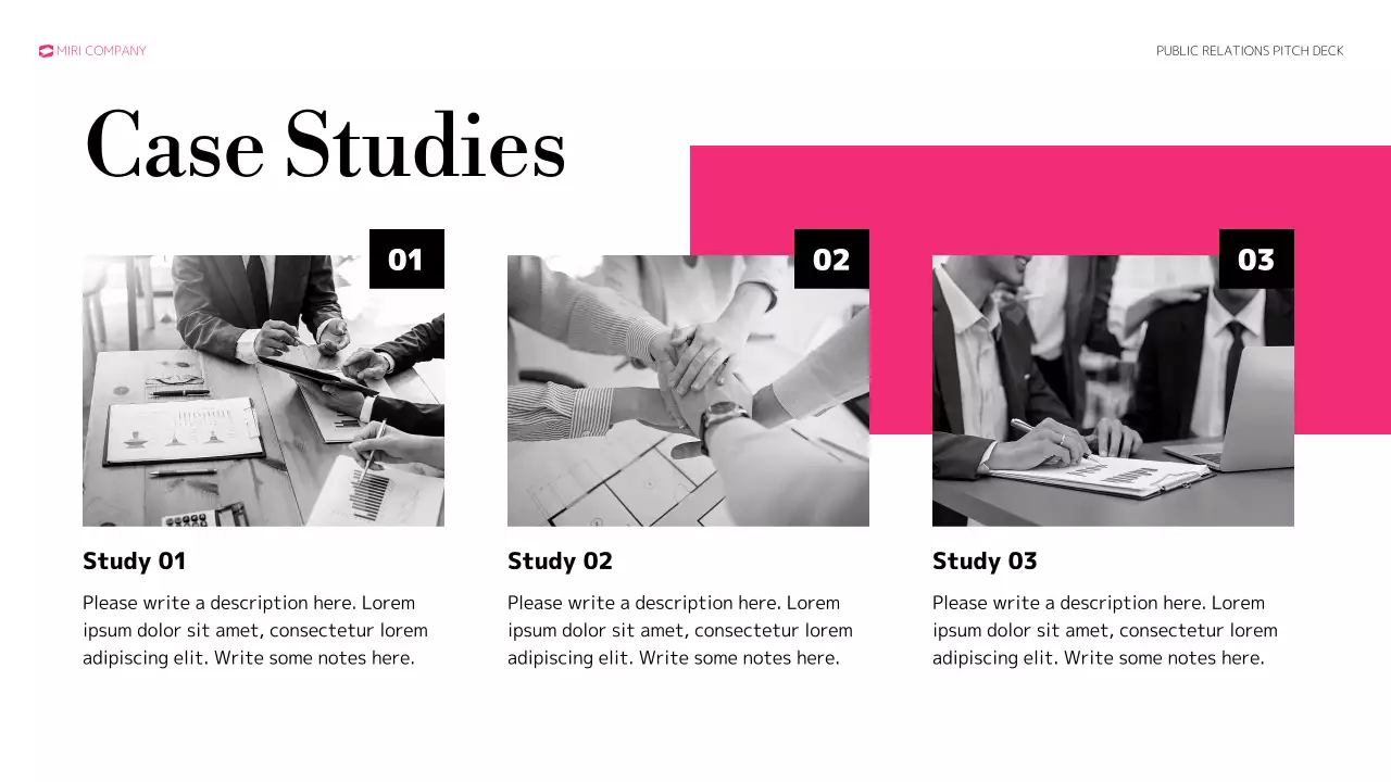 Pink Modern Public Relations Presentation