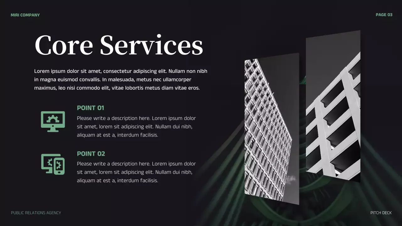 Green Modern Public Relations Pitch Presentation