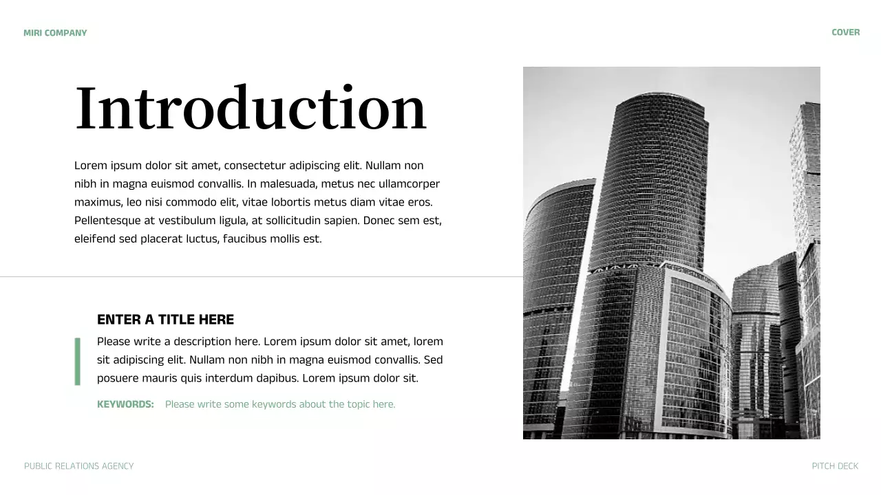 Green Modern Public Relations Pitch Presentation