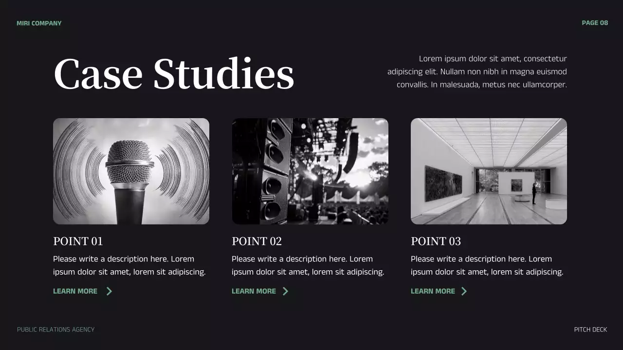 Green Modern Public Relations Pitch Presentation