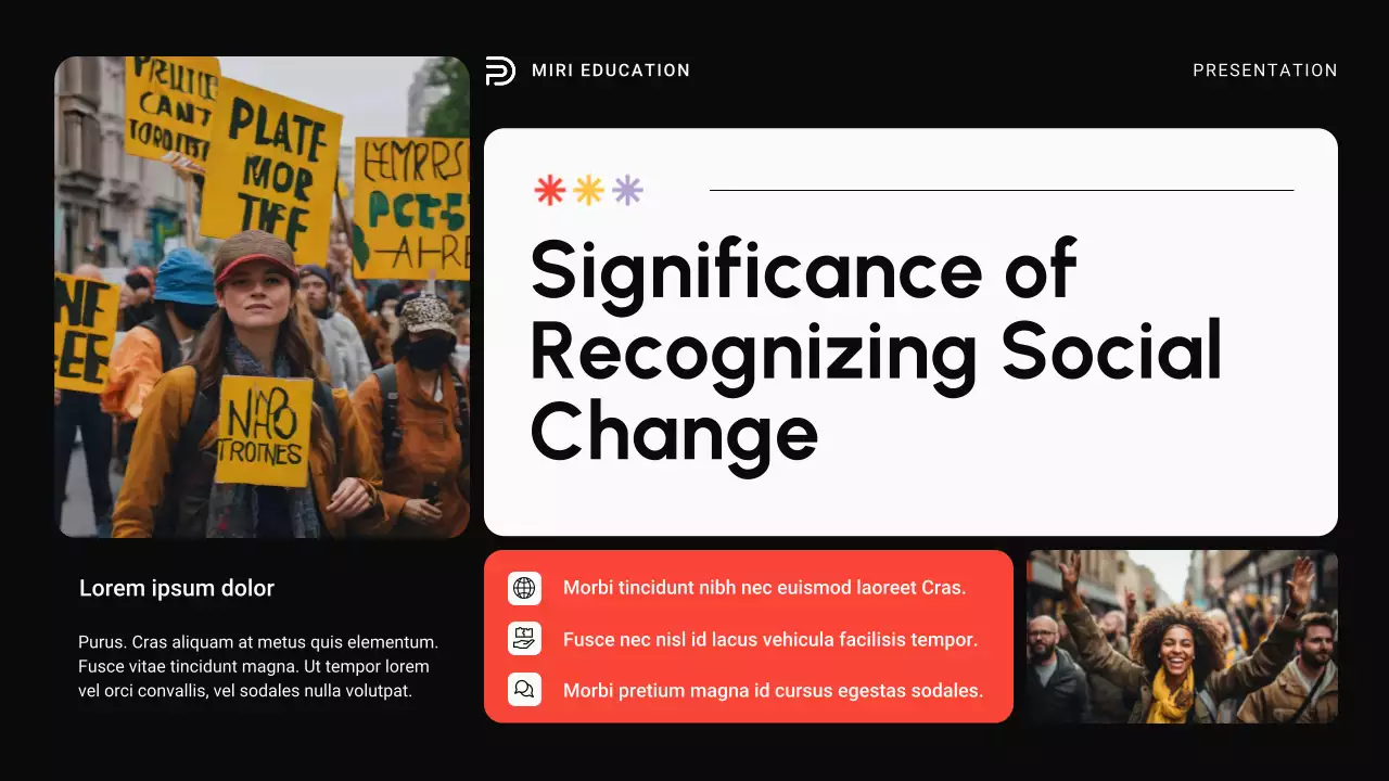 Red Modern Civil Movements History Presentation