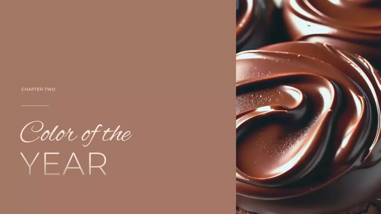 Brown Modern Color Trend Report Presentation