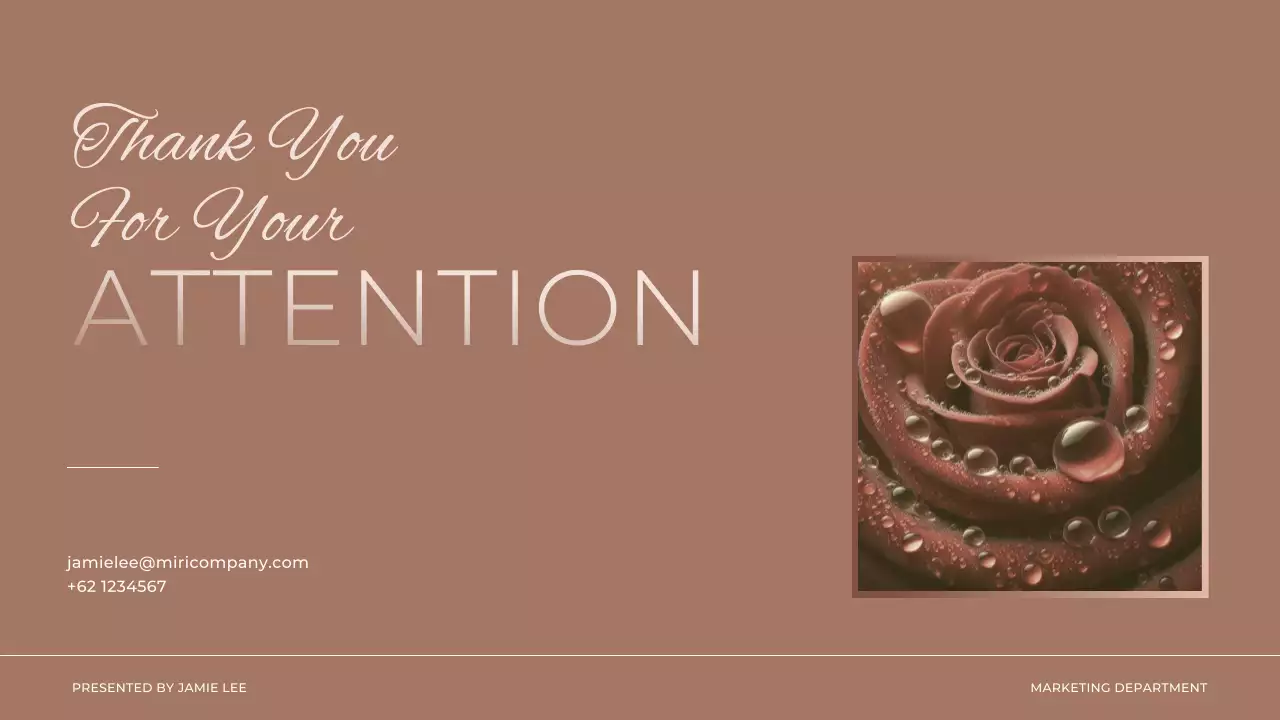 Brown Modern Color Trend Report Presentation