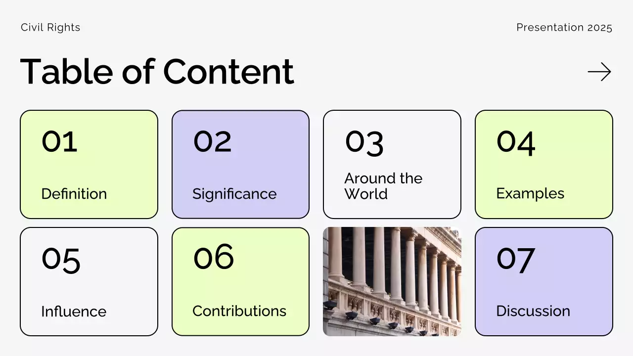 Beige Professional Civil Movements History Presentation