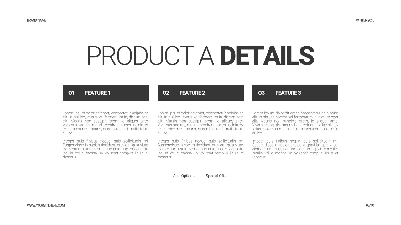 Beige Modern Product Catalogue Presentation