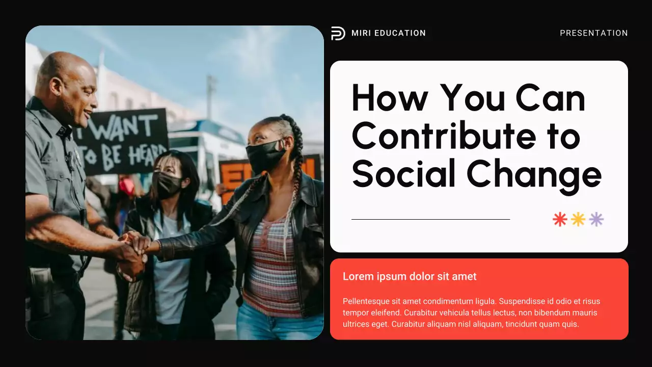 Red Modern Civil Movements History Presentation