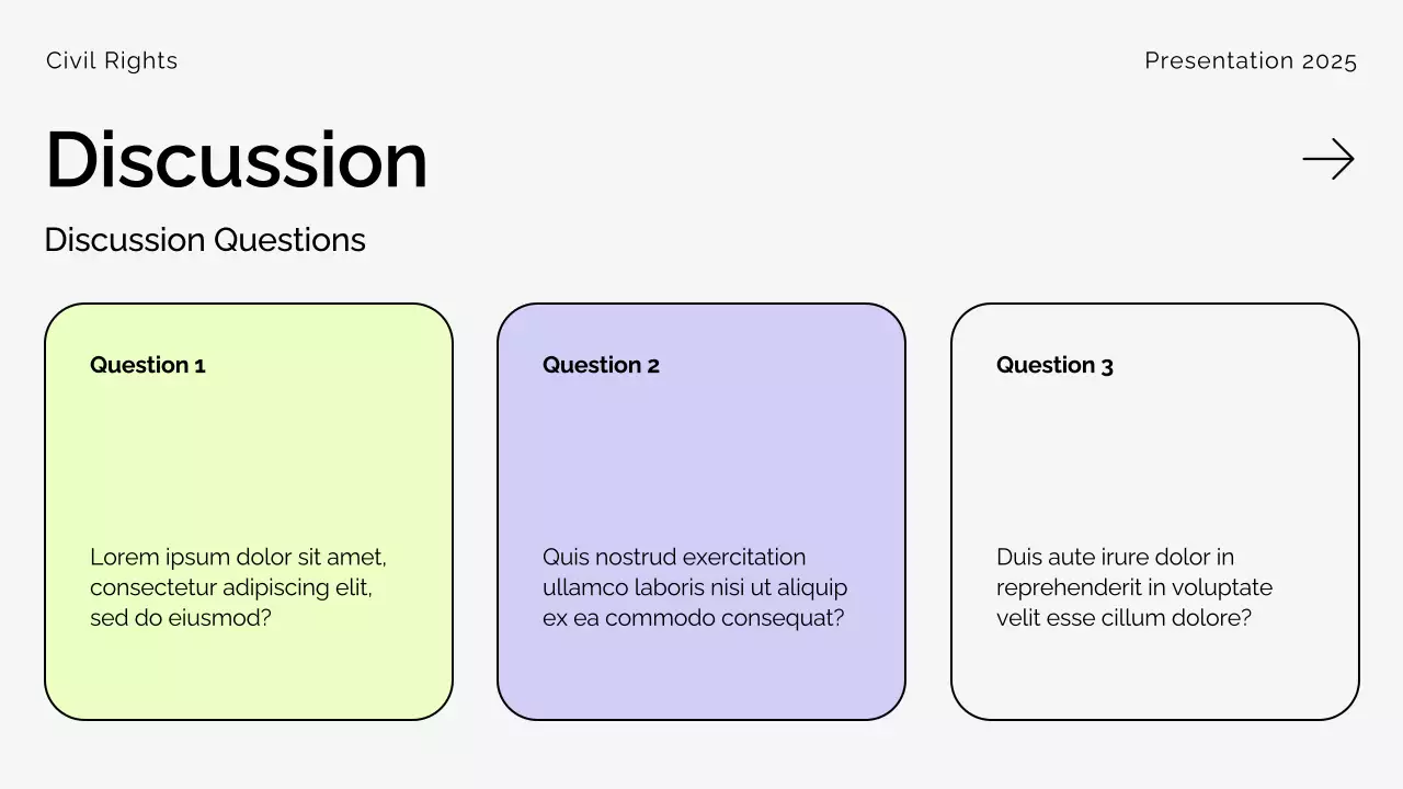 Beige Professional Civil Movements History Presentation