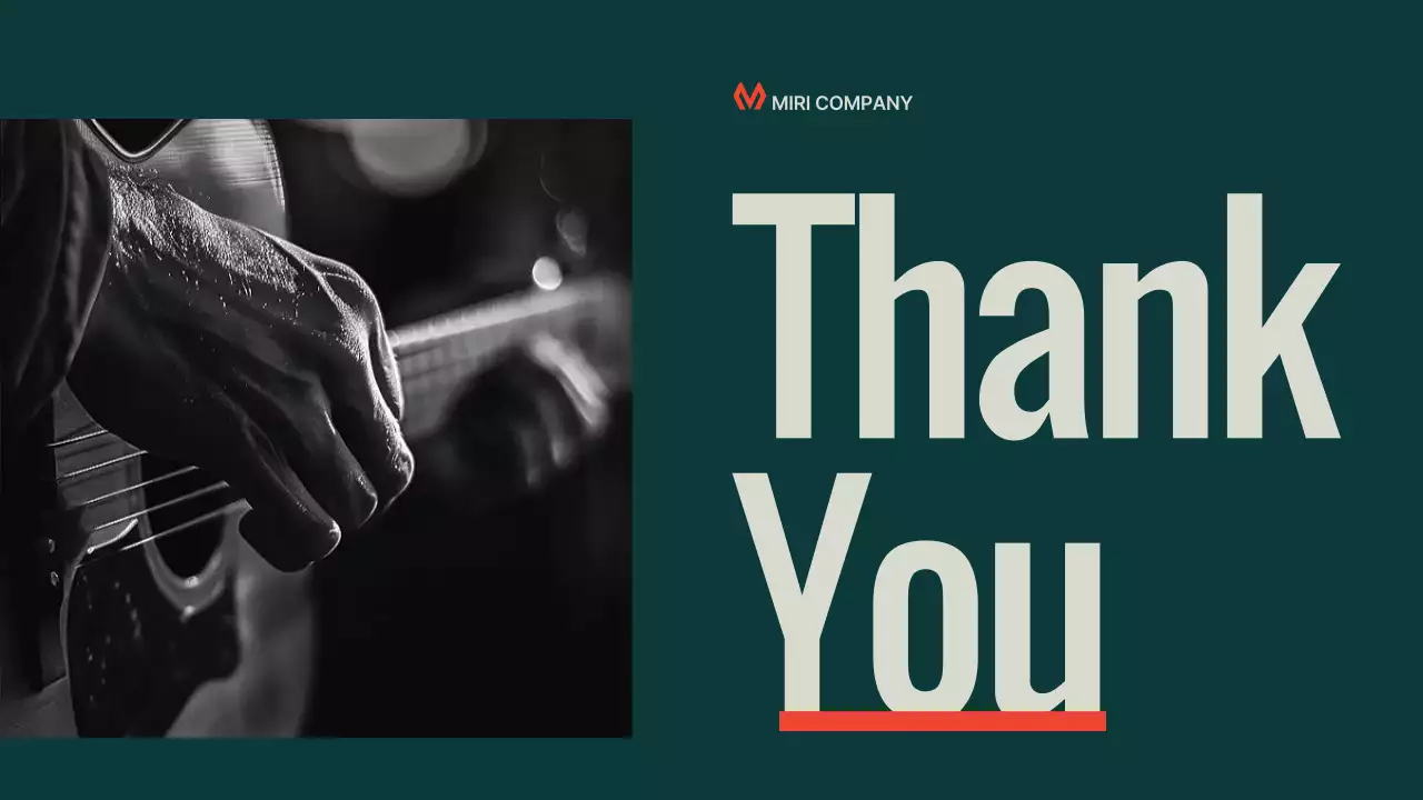 Teal Classic Music History Presentation