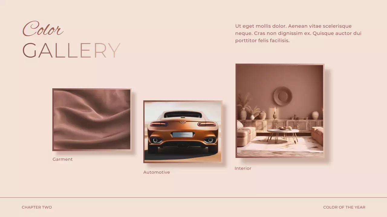 Brown Modern Color Trend Report Presentation