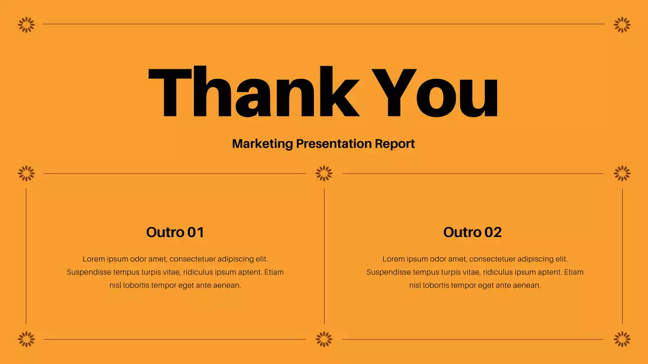 Navy Modern Marketing Report Presentation