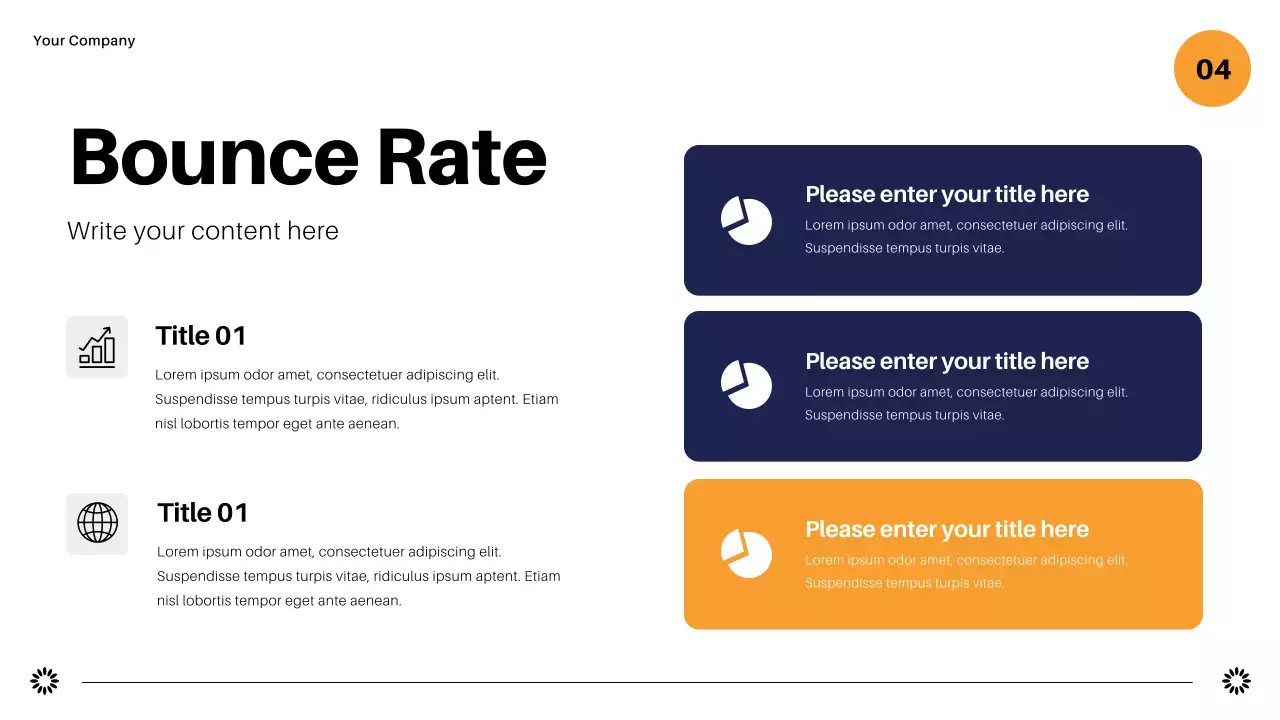 Navy Modern Marketing Report Presentation