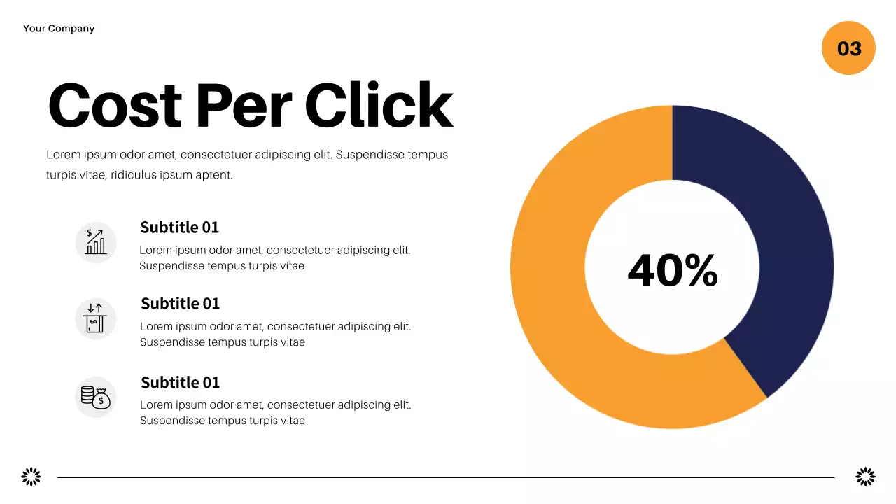 Navy Modern Marketing Report Presentation