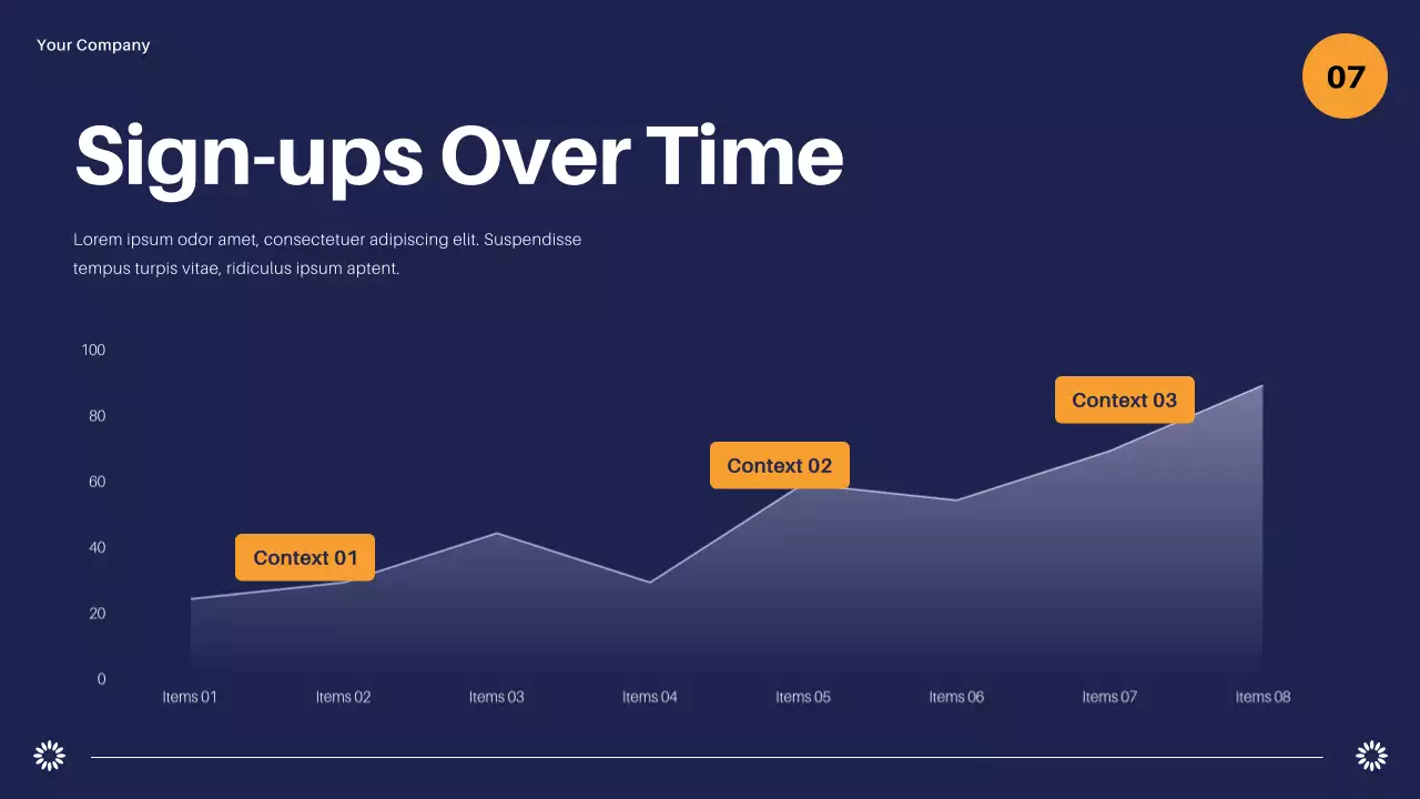 Navy Modern Marketing Report Presentation