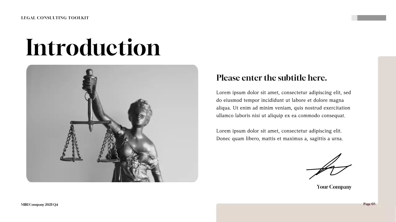 Maroon Professional Legal Document Presentation