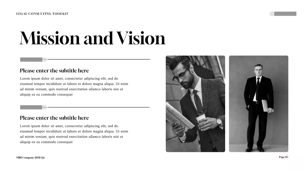 Maroon Professional Legal Document Presentation