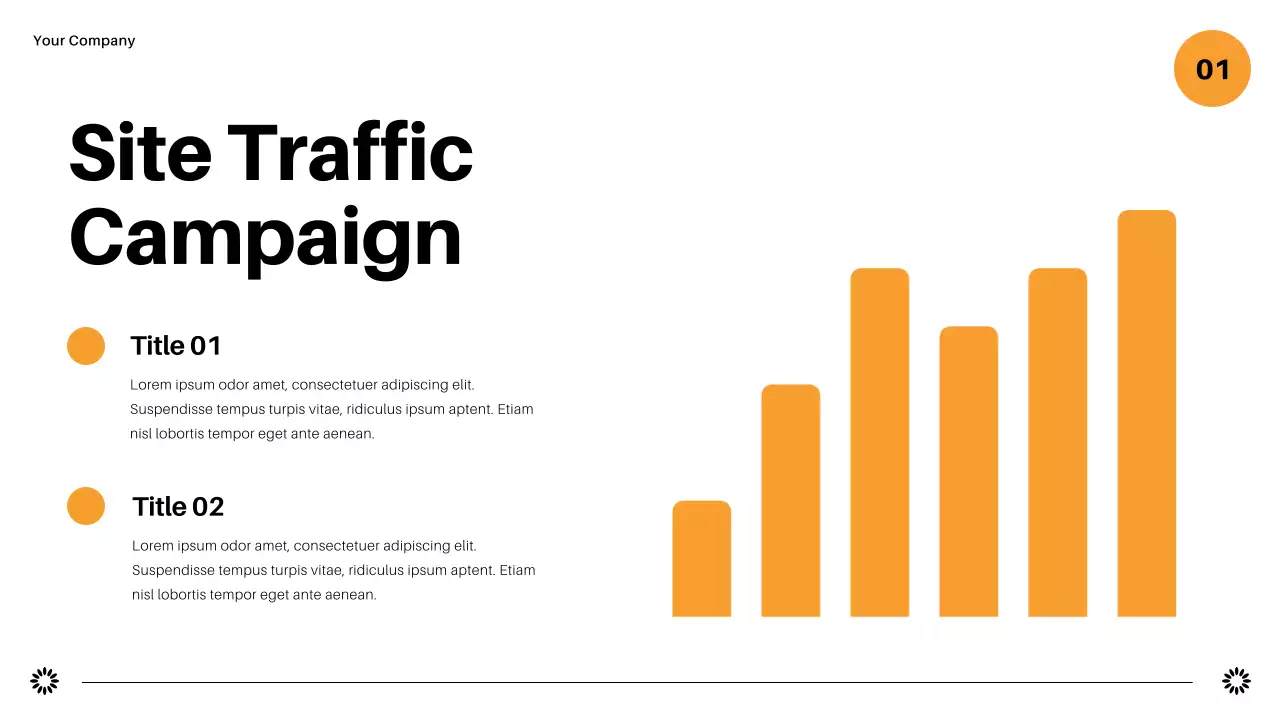 Navy Modern Marketing Report Presentation