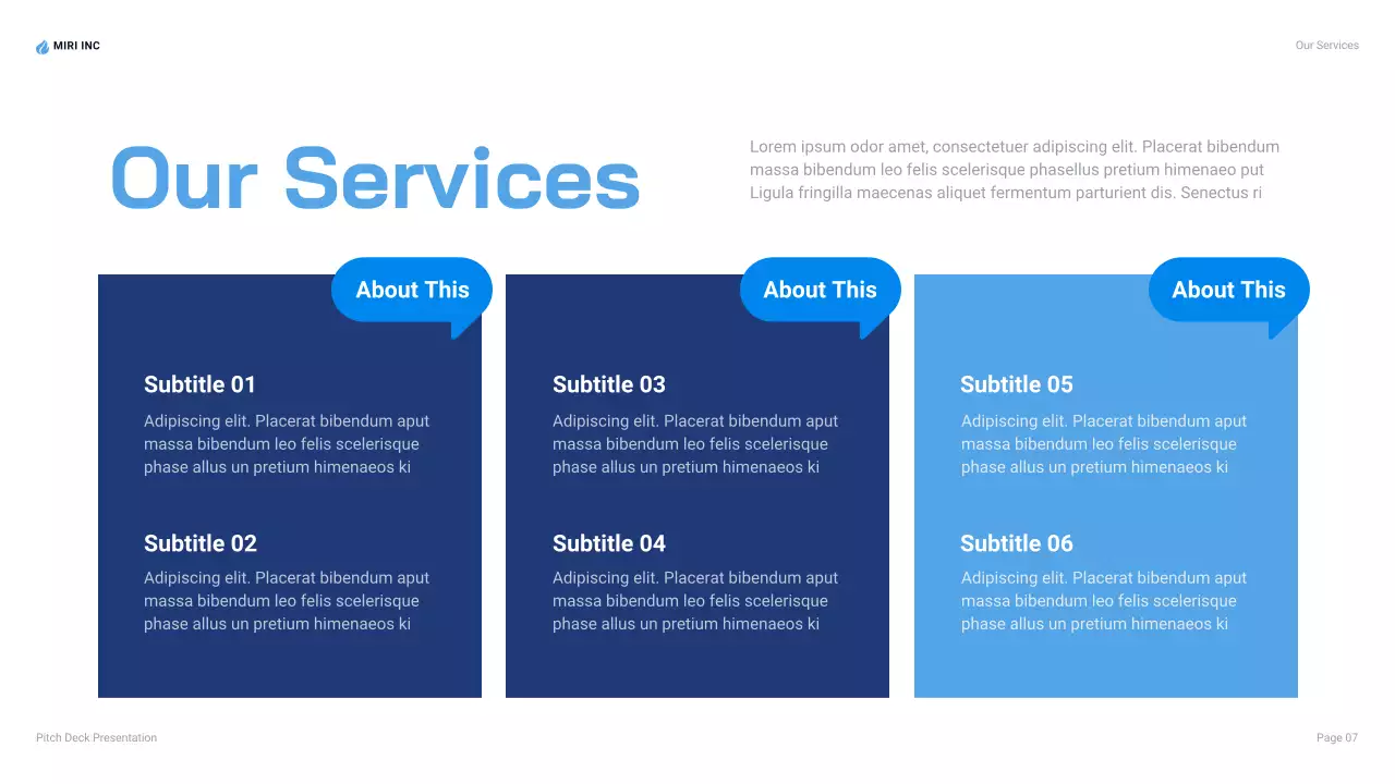 Blue Modern Company Introduction Presentation