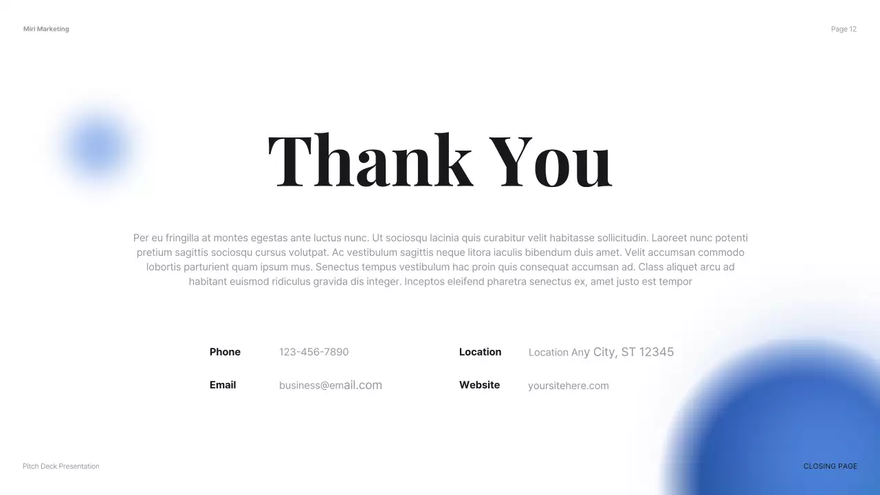 Black Professional Company Introduction Presentation