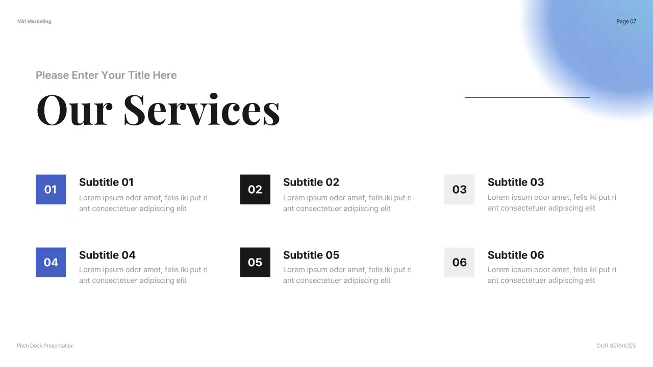 Black Professional Company Introduction Presentation