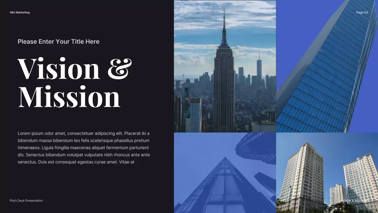 Black Professional Company Introduction Presentation