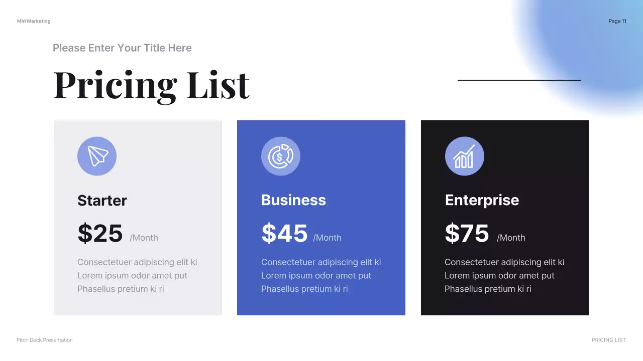 Black Professional Company Introduction Presentation