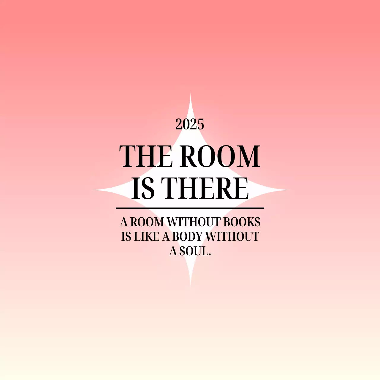 그라데이션 모던한 독서 명언 문구