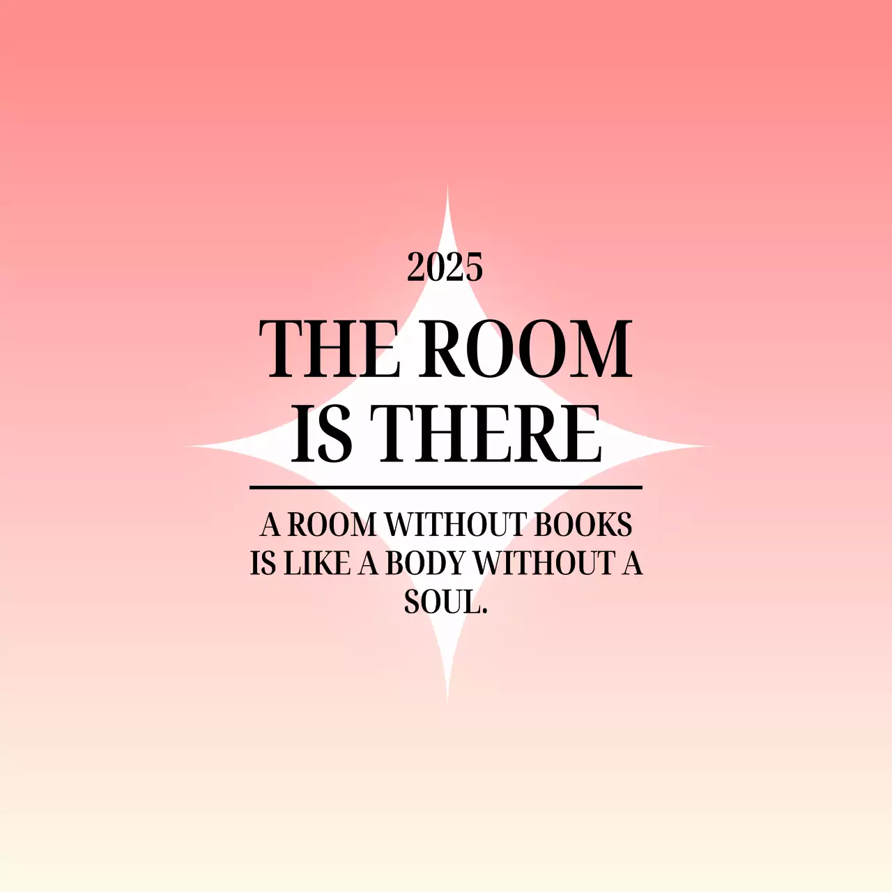 그라데이션 모던한 독서 명언 문구