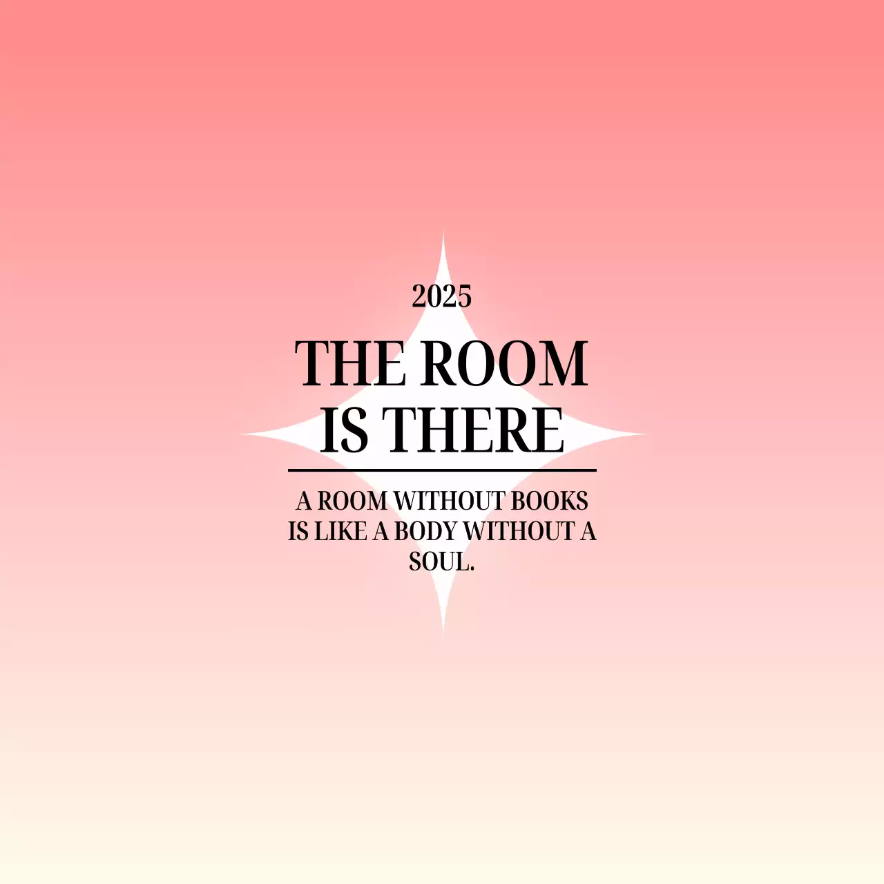 그라데이션 모던한 독서 명언 문구