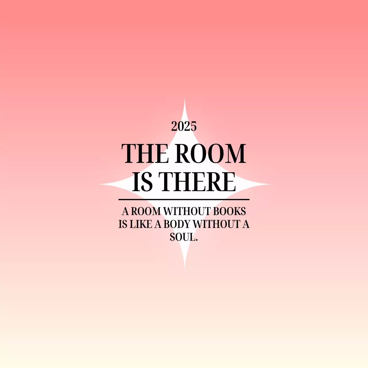 그라데이션 모던한 독서 명언 문구