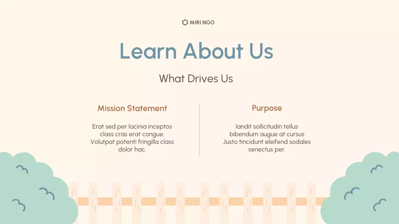 Beige Simple Non-Profit Brief Presentation