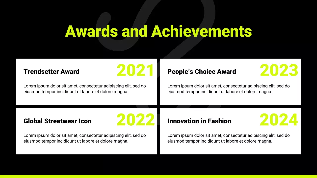 Neon Trendy Fashion Product Catalog Presentation