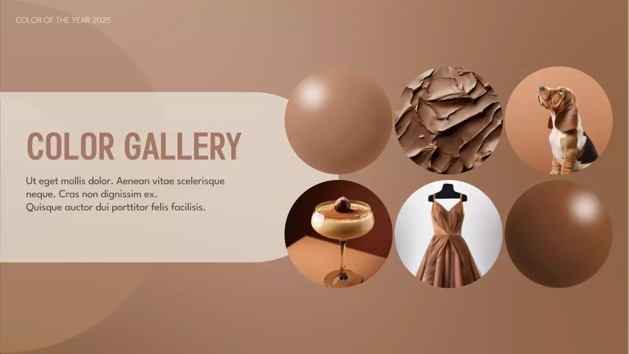 Brown Minimal Color Trend Report Presentation