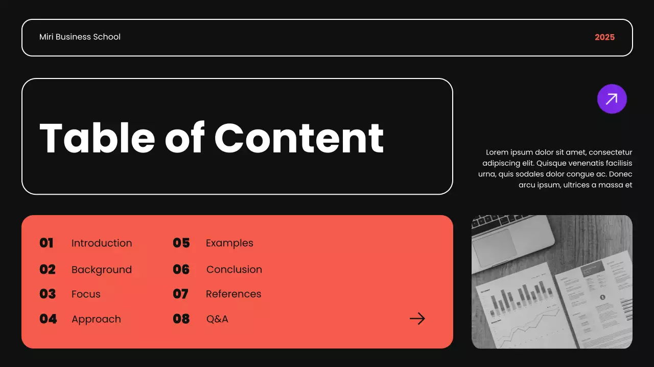 Black Modern Academic Course Presentation